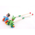 Big Size Baby Enlighten Wooden Large Animal Push Toys